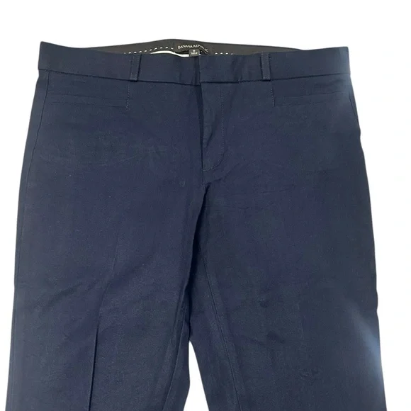 Banana Republic Women’s Sloan Navy‎ Trousers Size 8 - Picture 4 of 9